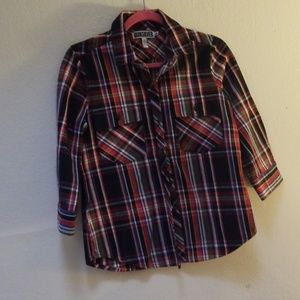 Quicksilver 3/4 sleeve button up